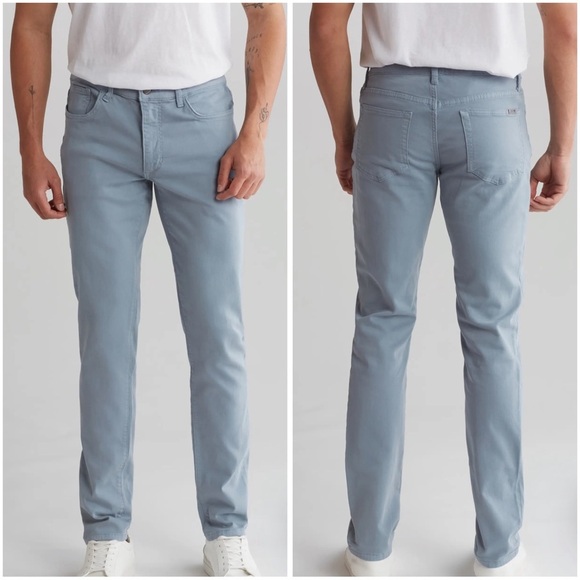 Joes Jeans Slim Fit Chinos Icy Blue Gray Mens Size 34